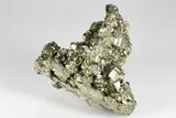 Shiny, Pyrite Crystal Cluster - Peru #178355-3
